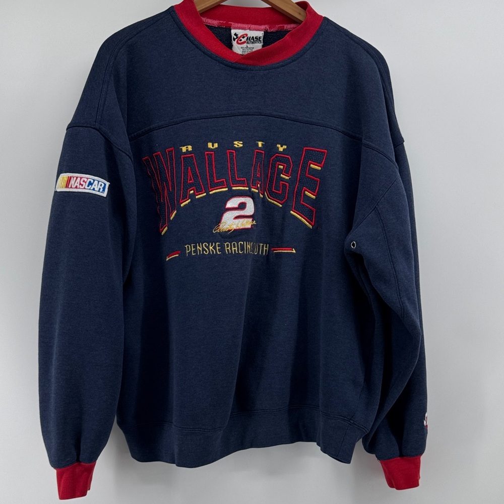 Chase Authentic Vintage NASCAR RUSTY WALLACE PENSKE RACING SOUTH Size Large - Picture 2 of 14